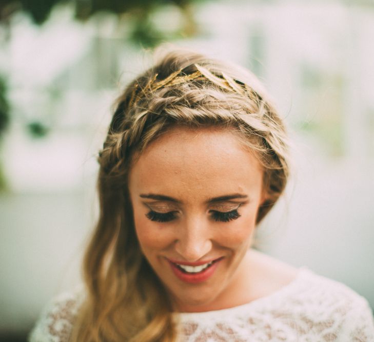 Bride With Plaited Crown