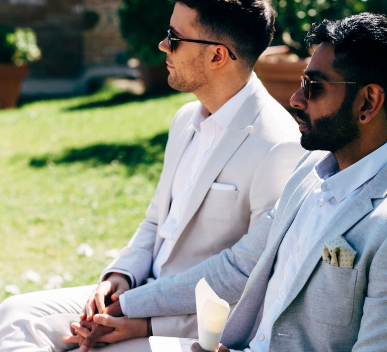 Wedding Guests | Outdoor Intimate Wedding at Casa Cornacchi in Tuscany, Italy | Dale Weeks Photography