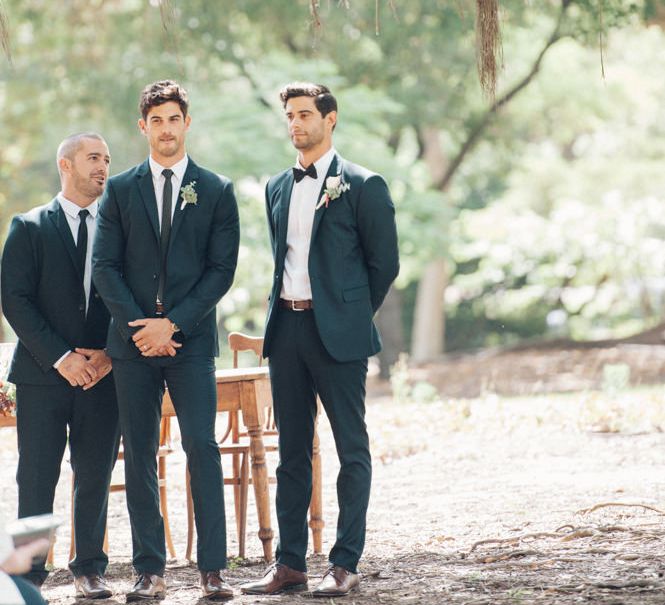 Groomsmen at the Outdoor Altar