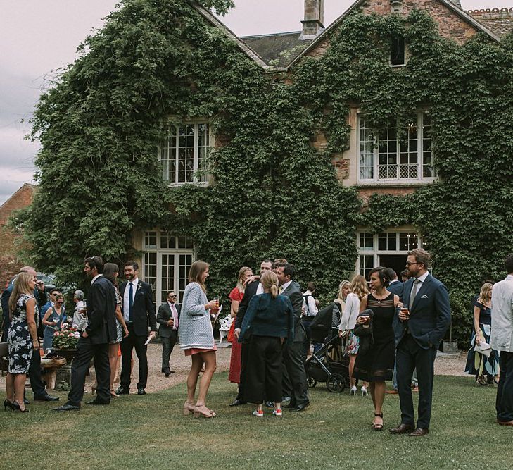 Blue & White Outdoor Summer Wedding at Maunsel House, Somerset | Maureen Du Preez Photography