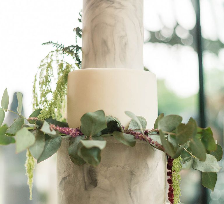 Marble Wedding Cake