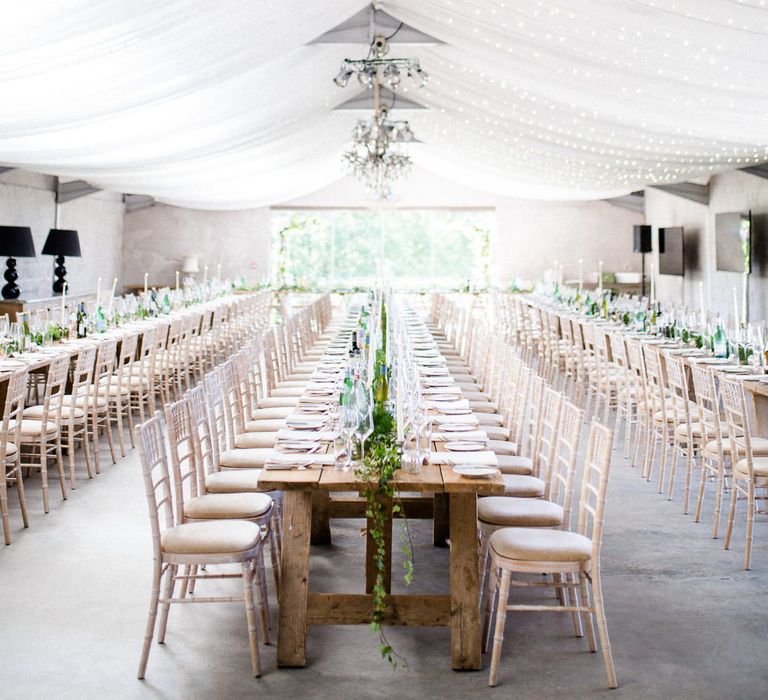 Yolan Cris Bride For A Stylish Boho Wedding At Axnoller Dorset Floral Arch Jennifer Poynter With Images From Lydia Stamps Photography