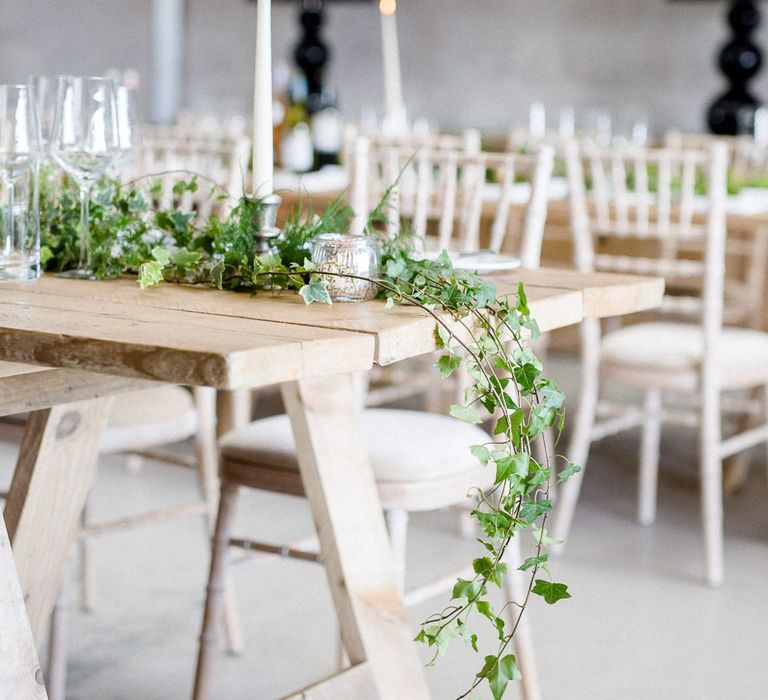 Yolan Cris Bride For A Stylish Boho Wedding At Axnoller Dorset Floral Arch Jennifer Poynter With Images From Lydia Stamps Photography