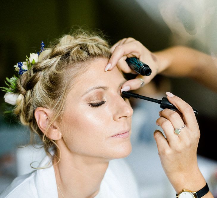 Yolan Cris Bride For A Stylish Boho Wedding At Axnoller Dorset Floral Arch Jennifer Poynter With Images From Lydia Stamps Photography