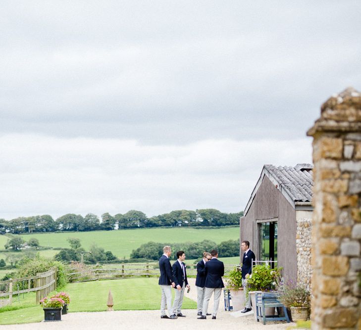 Yolan Cris Bride For A Stylish Boho Wedding At Axnoller Dorset Floral Arch Jennifer Poynter With Images From Lydia Stamps Photography