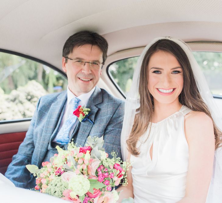 Bride in Amanda Wakeley