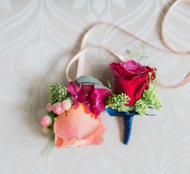 Buttonholes For Groom & Groomsmen