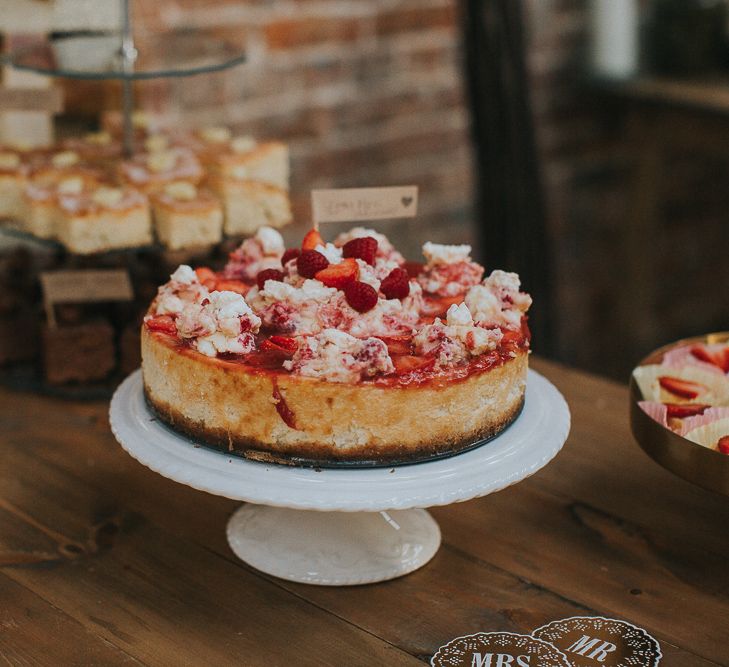 Rustic Autumn Wedding At Barmbyfields Barn With Bride In Ellis Bridal Tea Length Dress & Flowers By Number 27 Floral Design With Images From Emma Maddocks Photography