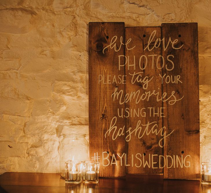 Rustic Autumn Wedding At Barmbyfields Barn With Bride In Ellis Bridal Tea Length Dress & Flowers By Number 27 Floral Design With Images From Emma Maddocks Photography