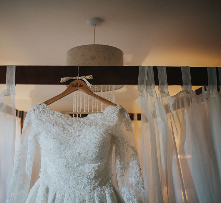 Rustic Autumn Wedding At Barmbyfields Barn With Bride In Ellis Bridal Tea Length Dress & Flowers By Number 27 Floral Design With Images From Emma Maddocks Photography