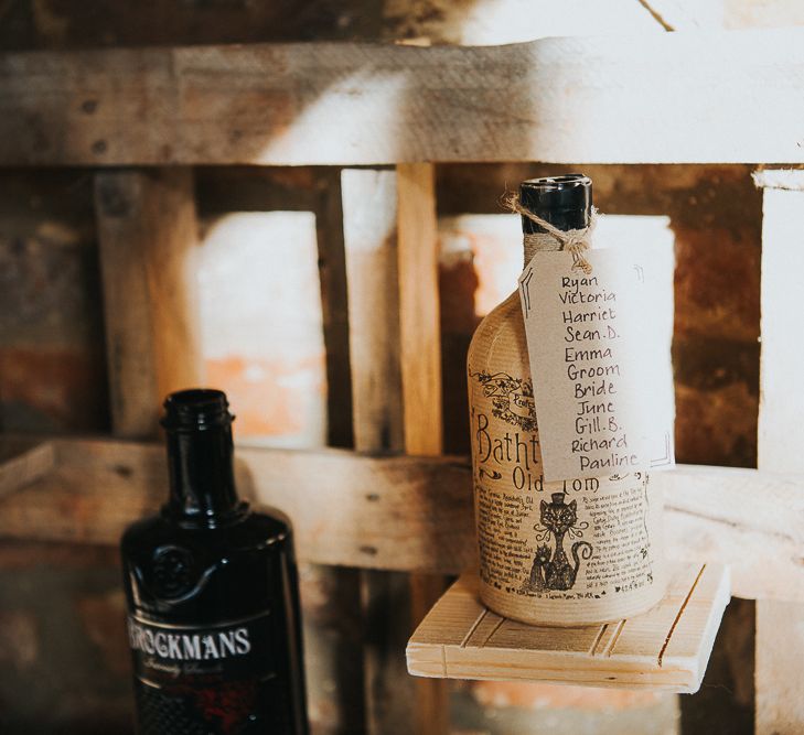 Rustic Autumn Wedding At Barmbyfields Barn With Bride In Ellis Bridal Tea Length Dress & Flowers By Number 27 Floral Design With Images From Emma Maddocks Photography