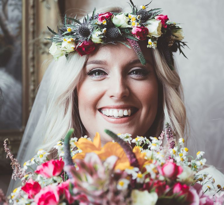 Bright Bouquet & Flower Crown