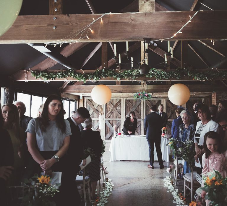 Rustic Barn Wedding Ceremony