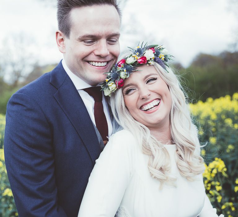 Bride & Groom Field Portrait