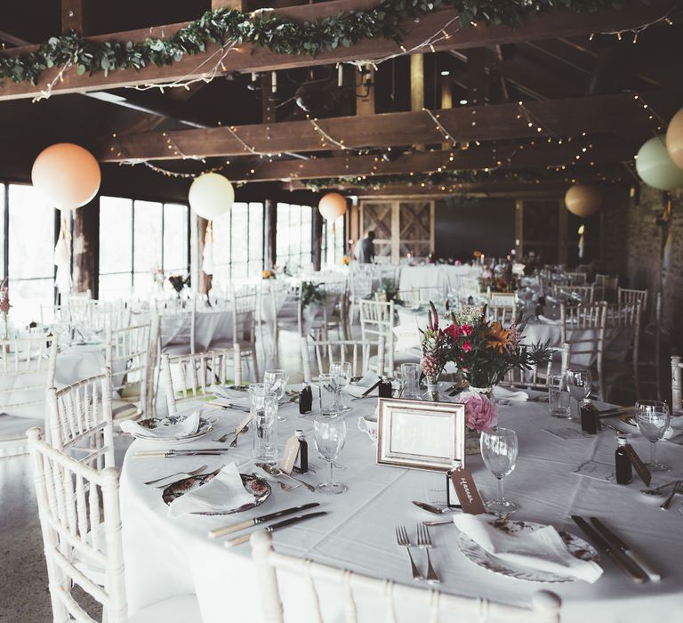 Rustic Barn Wedding Reception