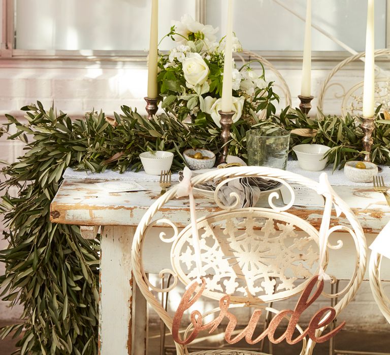 Grecian Wedding Decor Ideas