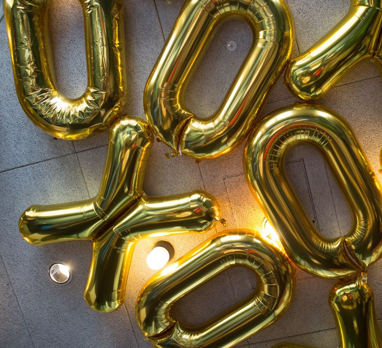 Gold Balloons