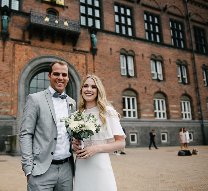 Stylish City Hall, Copenhagen, Elopement by Rochelle Coote Photography