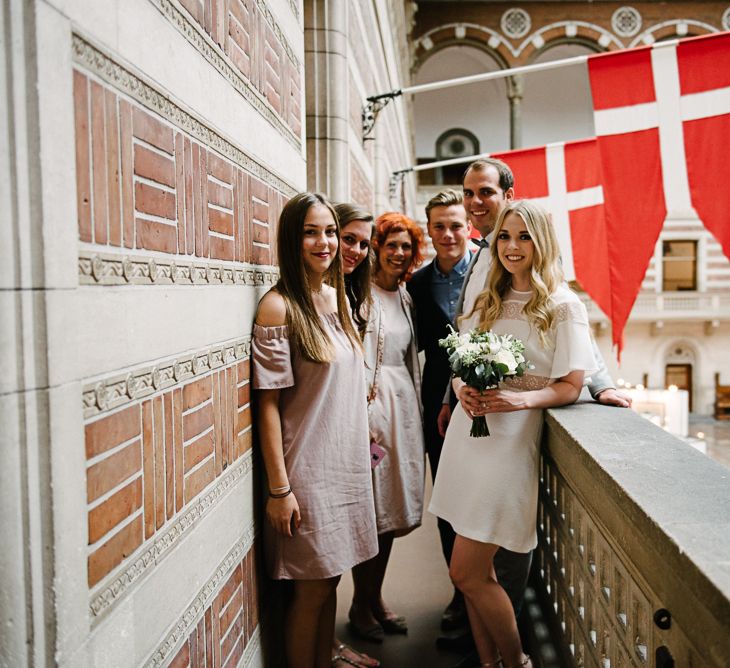 Stylish City Hall, Copenhagen, Elopement by Rochelle Coote Photography