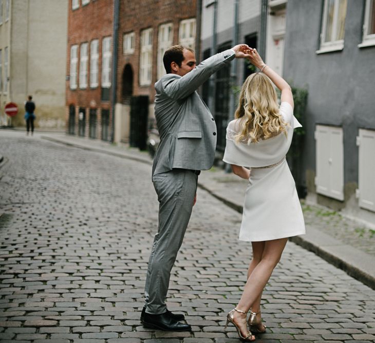 Stylish City Hall, Copenhagen, Elopement by Rochelle Coote Photography