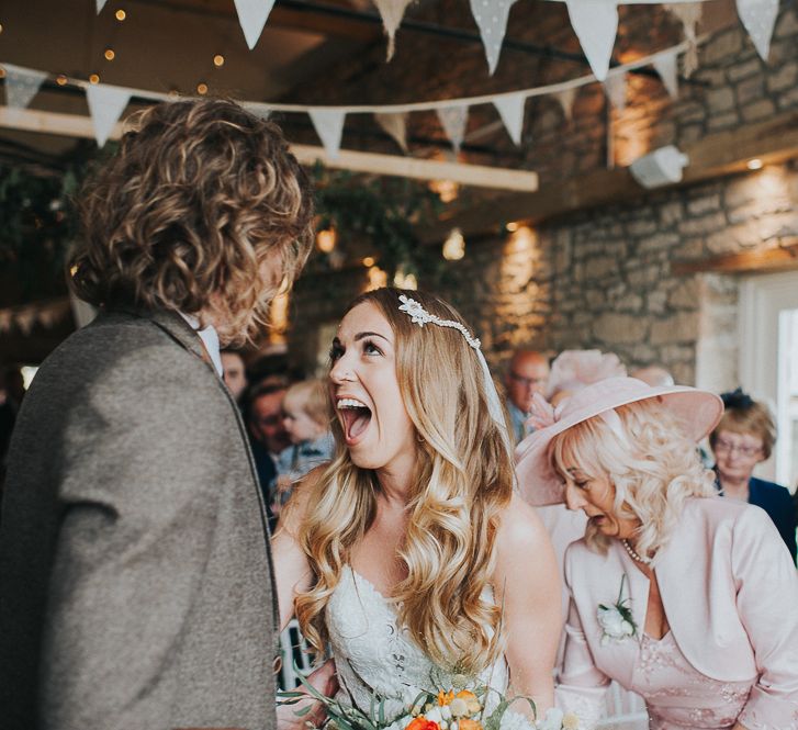 Orange & Green Colour Palette For A Rustic Barn Wedding At Northside Farm With Images By From The Smiths Photography