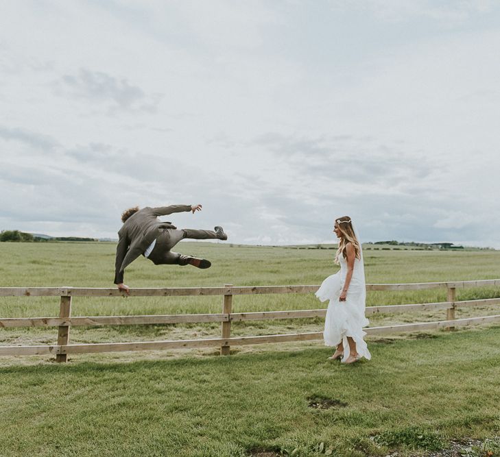 Orange & Green Colour Palette For A Rustic Barn Wedding At Northside Farm With Images By From The Smiths Photography