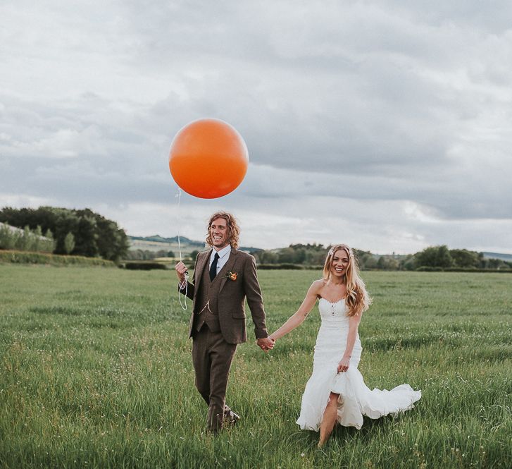 Orange & Green Colour Palette For A Rustic Barn Wedding At Northside Farm With Images By From The Smiths Photography