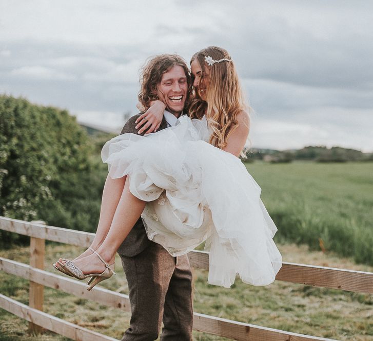 Orange & Green Colour Palette For A Rustic Barn Wedding At Northside Farm With Images By From The Smiths Photography