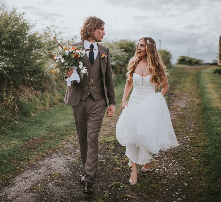 Orange & Green Colour Palette For A Rustic Barn Wedding At Northside Farm With Images By From The Smiths Photography