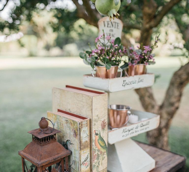 Outdoor Wedding Reception In Rome With Romantic Blush Pink & White Decor And Festoon Lights Planned By Wanderlust Wedding Images From Stefano Santucci