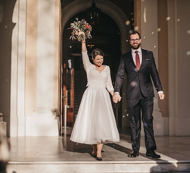 Bespoke Wedding Dress For Civil Ceremony In London