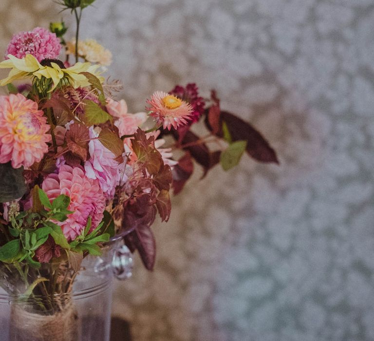 Intimate Garden Party Wedding at The Parsonage in The Cotswolds. Bride in Tatyana Merenyuk with Photography by Claudia Rose Carter.