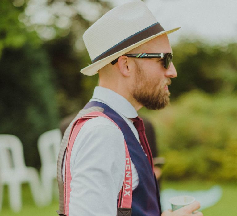 Intimate Garden Party Wedding at The Parsonage in The Cotswolds. Bride in Tatyana Merenyuk with Photography by Claudia Rose Carter.