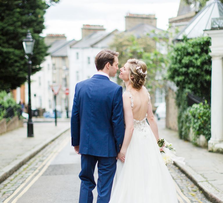 Elegant Blush Wedding at Burgh House | Ruth Milliam Bridal Couture Gown | Bridesmaids in Needle & Thread & Oasis Separates | Cecelina Photography