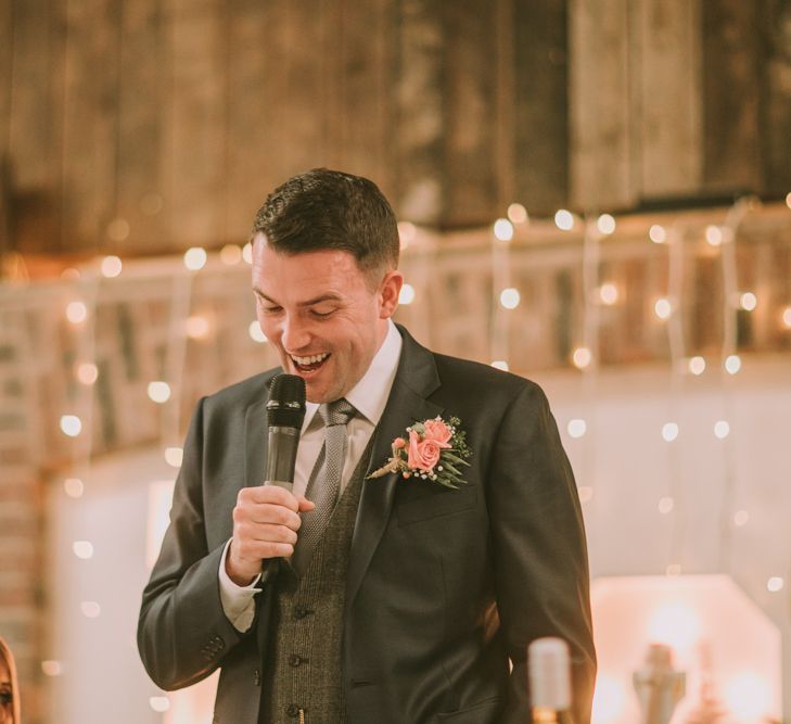 Speeches | Owen House Wedding Barn | Cheshire | Bespoke Bridalwear | Image by Livi Edwards