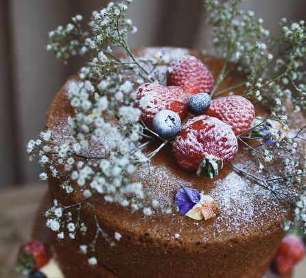 Homemade Naked Chocolate Wedding Cake