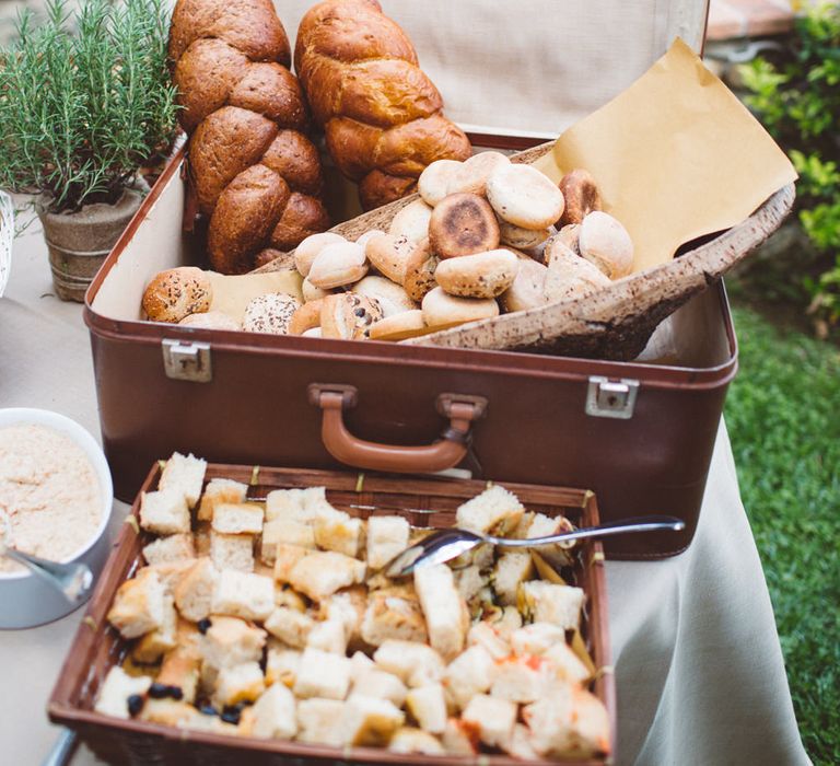 Authentic Italian Breads | Outdoor Wedding at Borgo Bastia Creti in Italy | Paolo Ceritano Photography