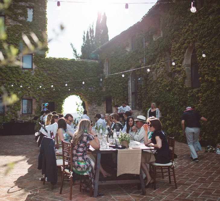 Intimate Reception | Outdoor Wedding at Borgo Bastia Creti in Italy | Paolo Ceritano Photography