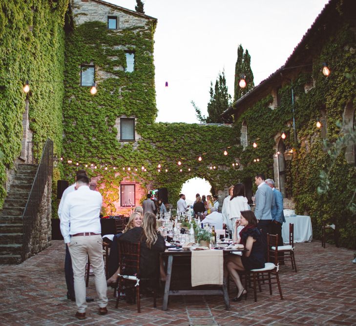 Intimate Reception | Outdoor Wedding at Borgo Bastia Creti in Italy | Paolo Ceritano Photography