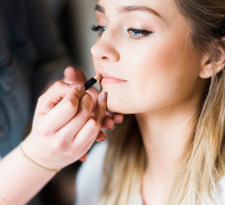 Bridal Makeup | Romantic Pastel Wedding at Prested Hall, Essex | Kathryn Hopkins Photography | Sugar Lens Productions