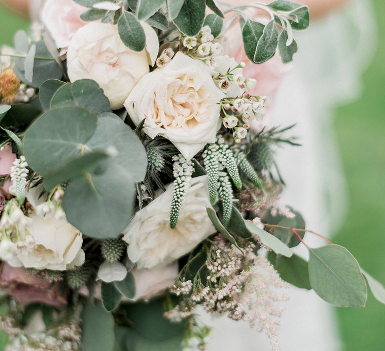 Oversized Bridal Bouquets | Romantic Pastel Wedding at Prested Hall, Essex | Kathryn Hopkins Photography | Sugar Lens Productions