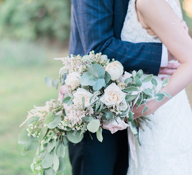 Bride in Sottero & Midgley Gown | Groom in Moss Bros Suit | Romantic Pastel Wedding at Prested Hall, Essex | Kathryn Hopkins Photography | Sugar Lens Productions