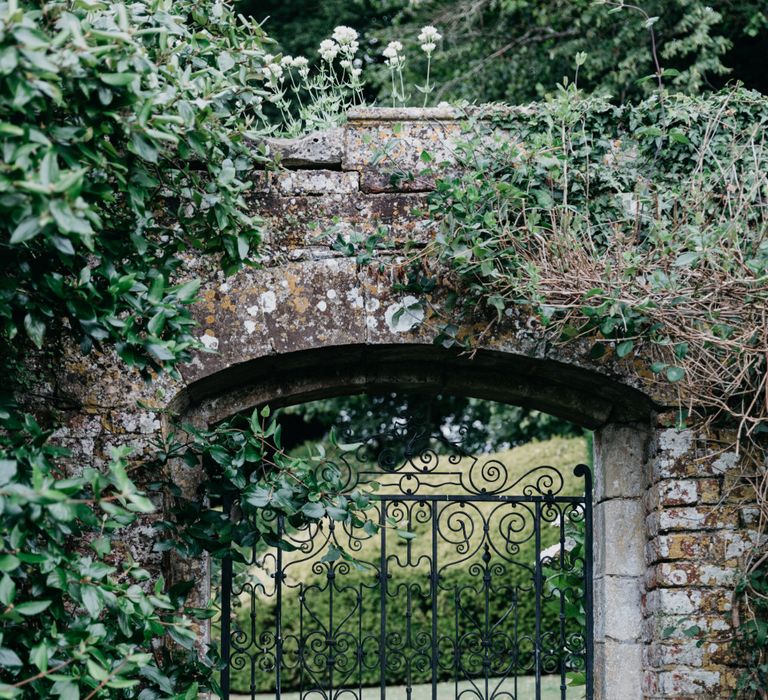 Hatch House Wedding With Outdoor Ceremony In Walled Garden