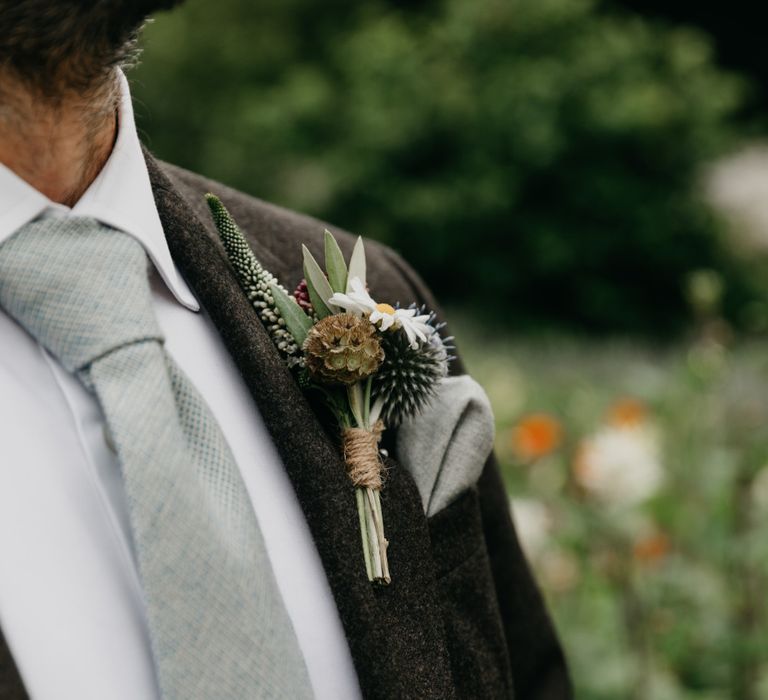 Outdoor Wedding Ceremony At Hatch House With A Botanical Theme Bride In David's Bridal Gown & Images From Siobhan Amy Photography & Film