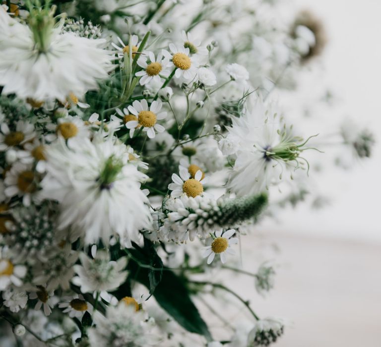 Love In A Mist & Daisies For Wedding Bouquet