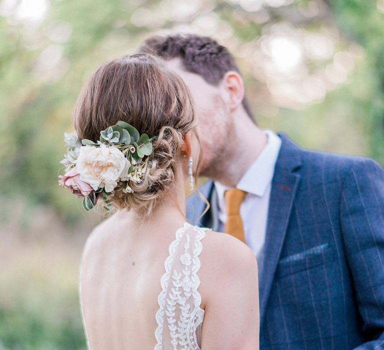 Bride in Sottero & Midgley Gown | Groom in Moss Bros Suit | Romantic Pastel Wedding at Prested Hall, Essex | Kathryn Hopkins Photography | Sugar Lens Productions