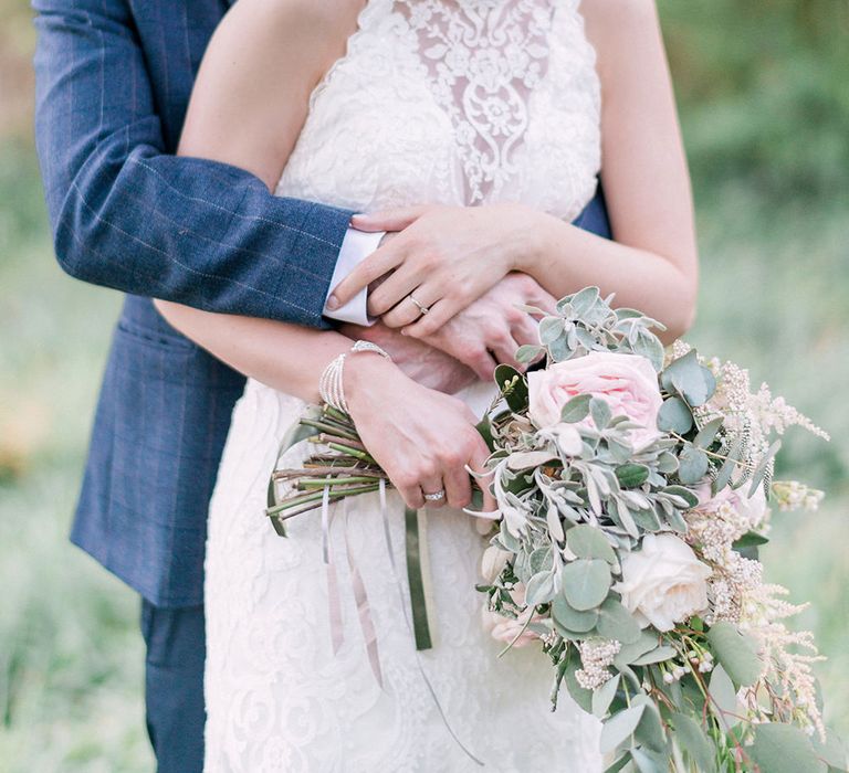 Bride in Sottero & Midgley Gown | Groom in Moss Bros Suit | Romantic Pastel Wedding at Prested Hall, Essex | Kathryn Hopkins Photography | Sugar Lens Productions