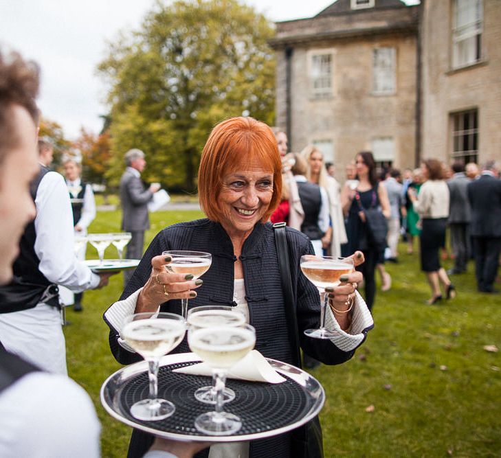 Babington House Wedding With Bride In Bespoke Yolancris Wedding Dress