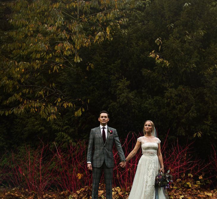 Babington House Wedding With Bride In Bespoke Yolancris Wedding Dress