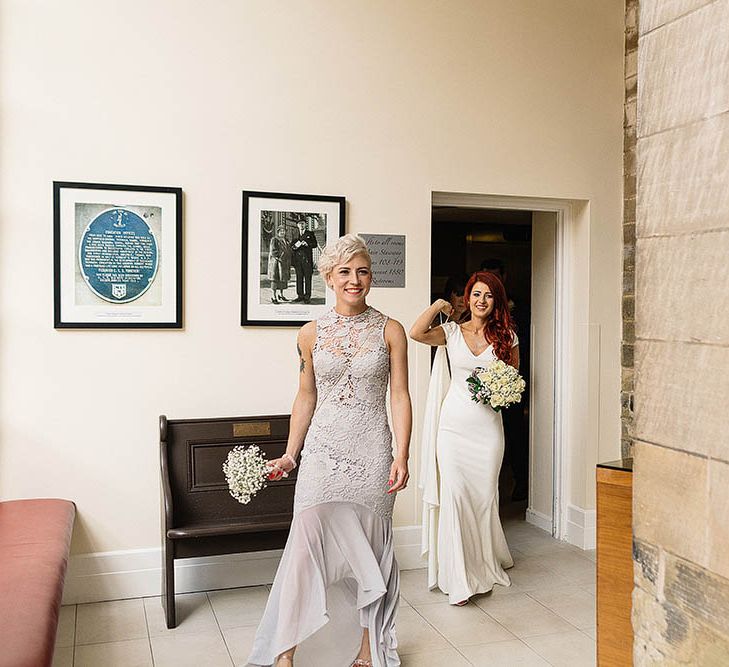 Stylish Industrial Wedding At The Chimney House Sheffield With Bride In Pronovias & Bridesmaids In Lilac Dresses From ASOS Images By Paul Joseph Photography